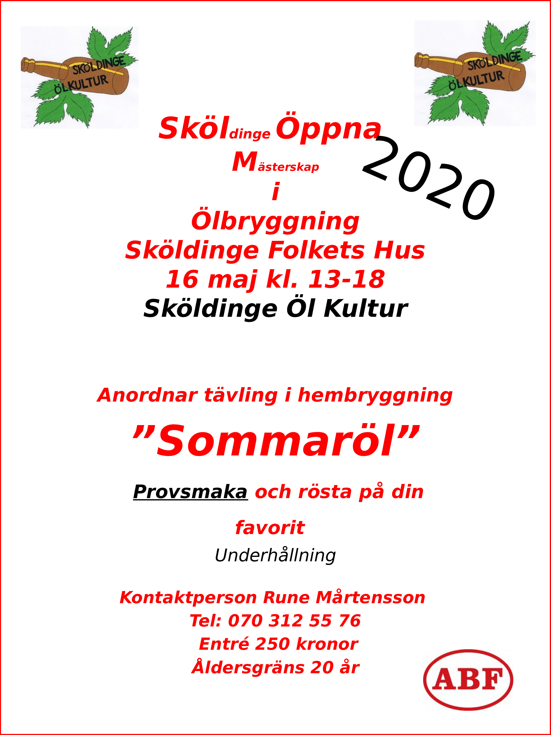 SKÖL TävlingOBS!  OBS! Inställd