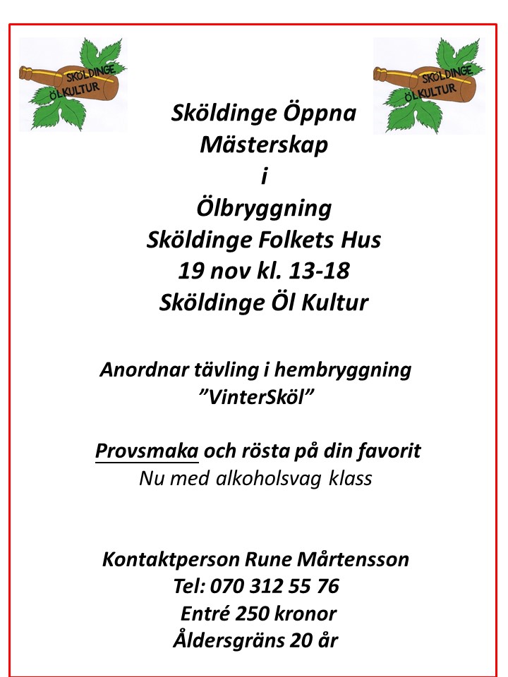 SKÖL tävling hösten
